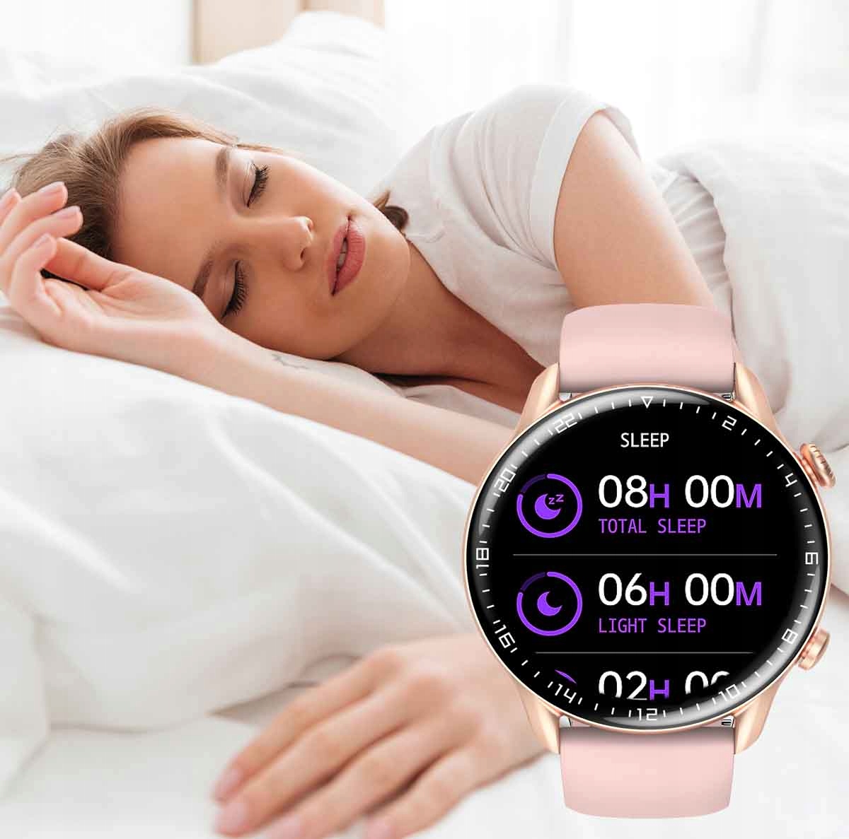 SMARTWATCH ZEGAREK DAMSKI ROZMOWY CIŚNIENIE AMOLED Pojemność akumulatora 300 mAh