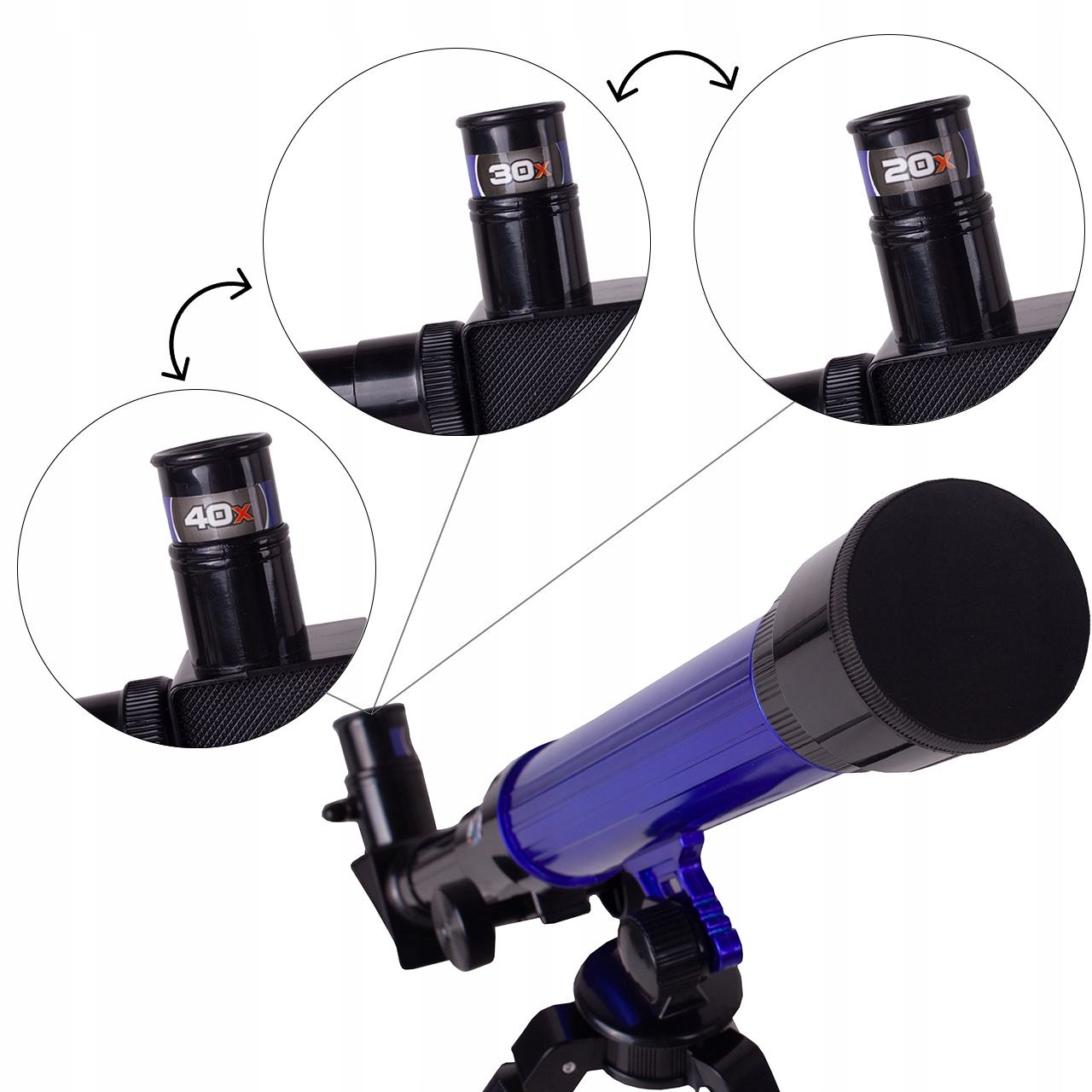 Sada MICROSCOPE TELESCOPE RISCOPE PRO UČENÍ DĚTÍ Baterie nejsou nutné