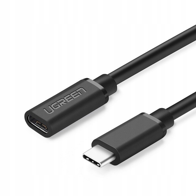 Ugreen Kabel Przewód Przedłużacz Przedłużka Usb-c 3.1 Wtyk 4K 30Hz 60W 0,5m-Zdjęcie-0