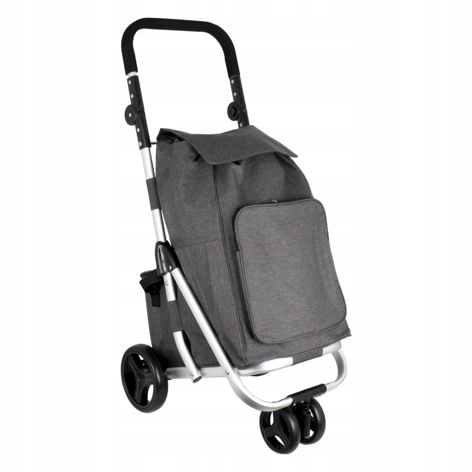 Taška na kolečkách ALU51, hliníkový nákupní vozík s otočnými koly