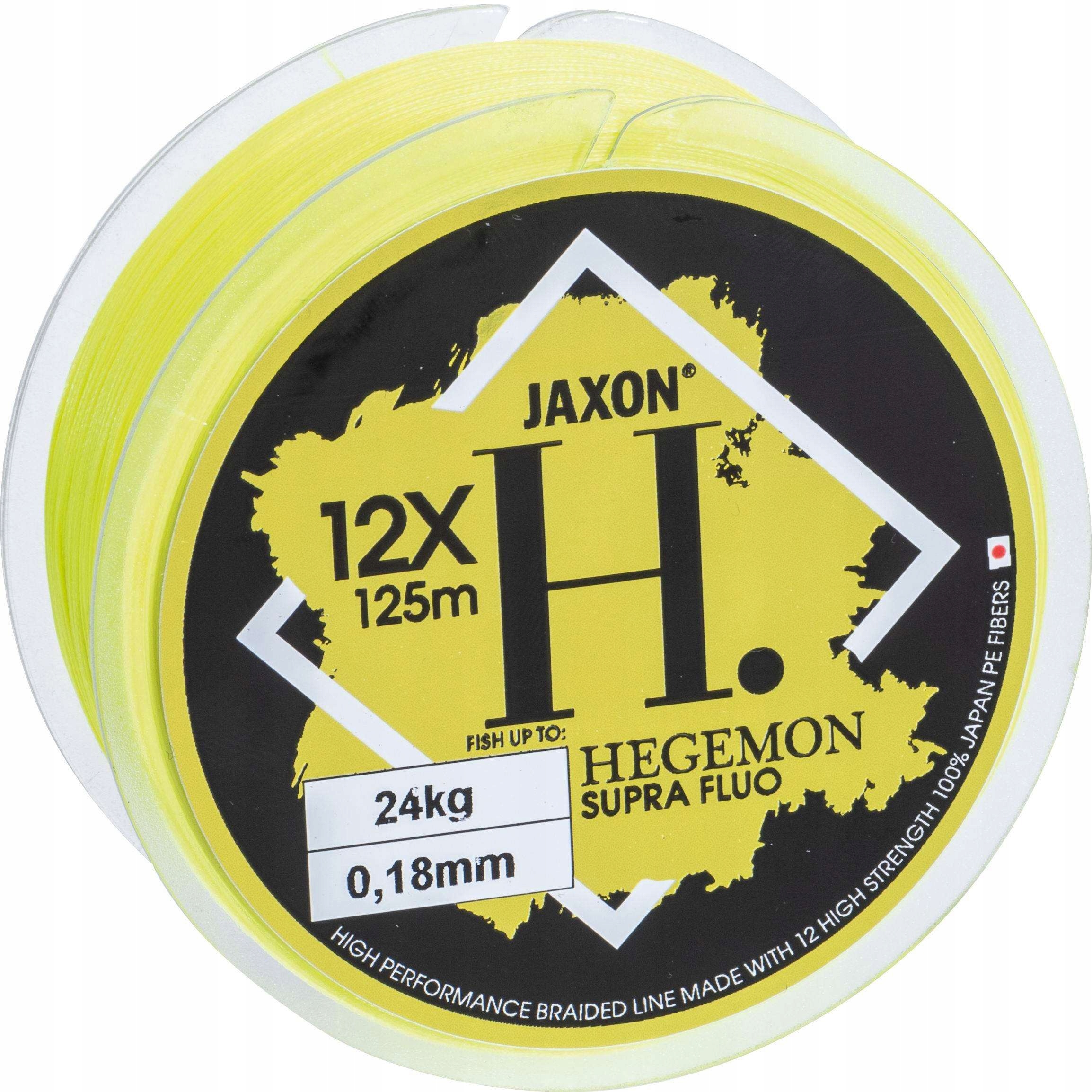 Plecionka Jaxon Hegemon Supra Fluo 0,14 mm x 125 m