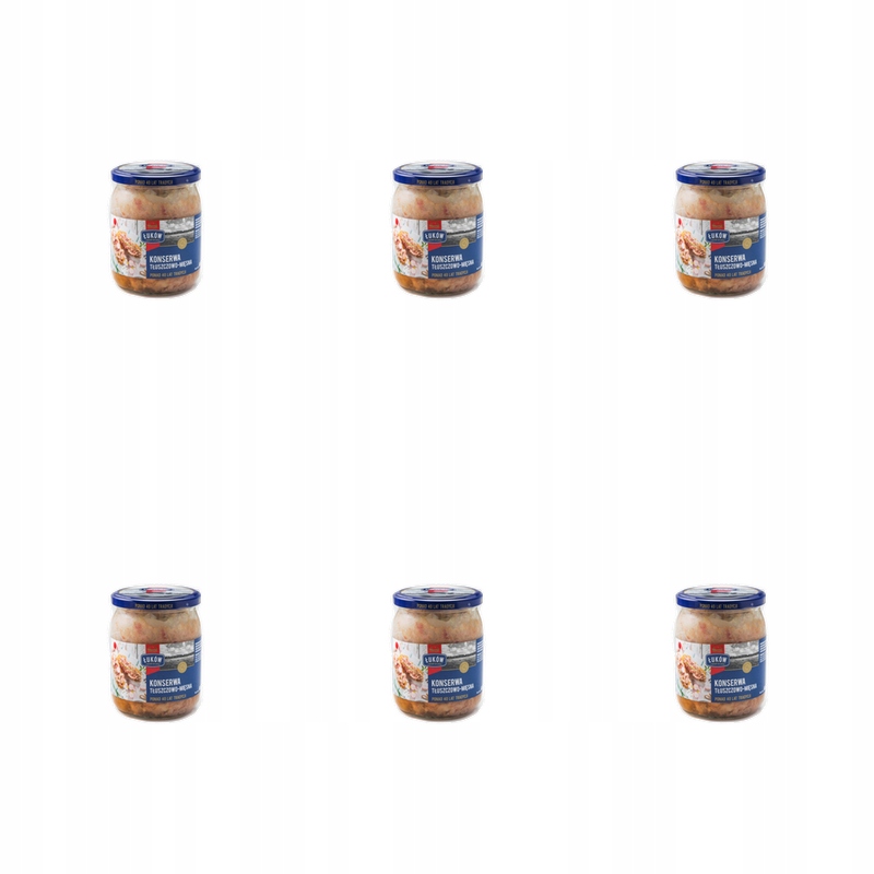 Tuková a masová konzerva 465 g Łuków X6