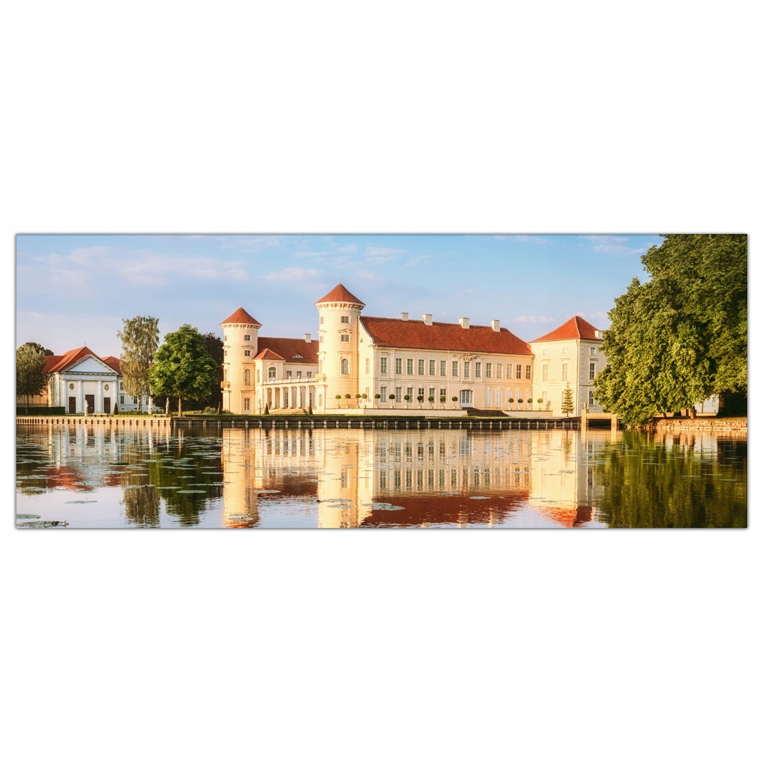 

Obraz na szkle Foto Zamek Jezioro Berlin 125x50