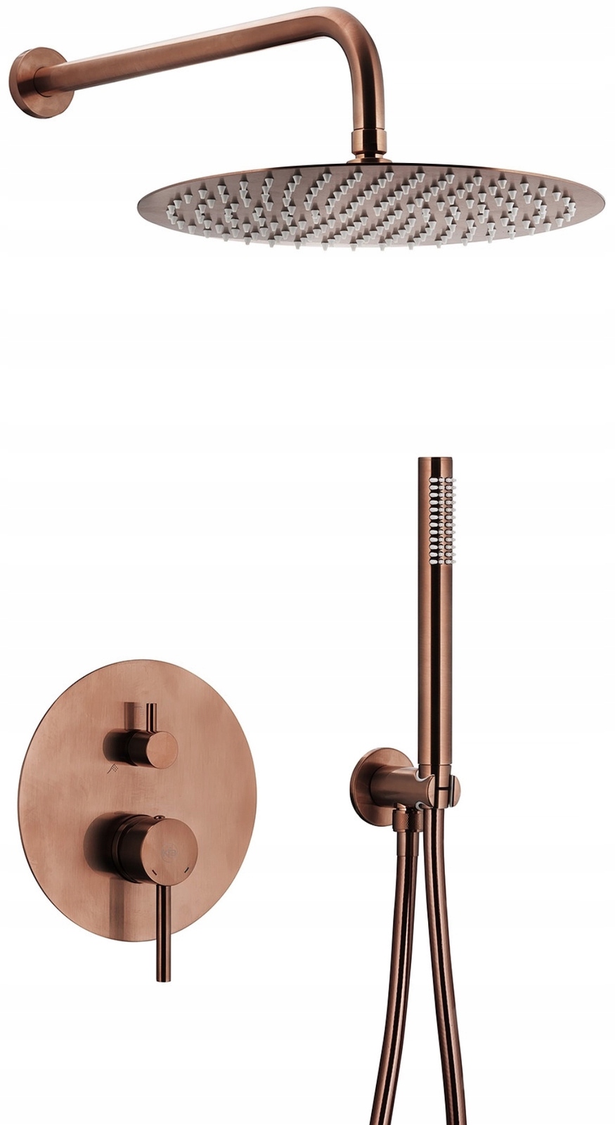 Kfa Moza Rose Gold podomítkový sprchový set kartáčovaná měď