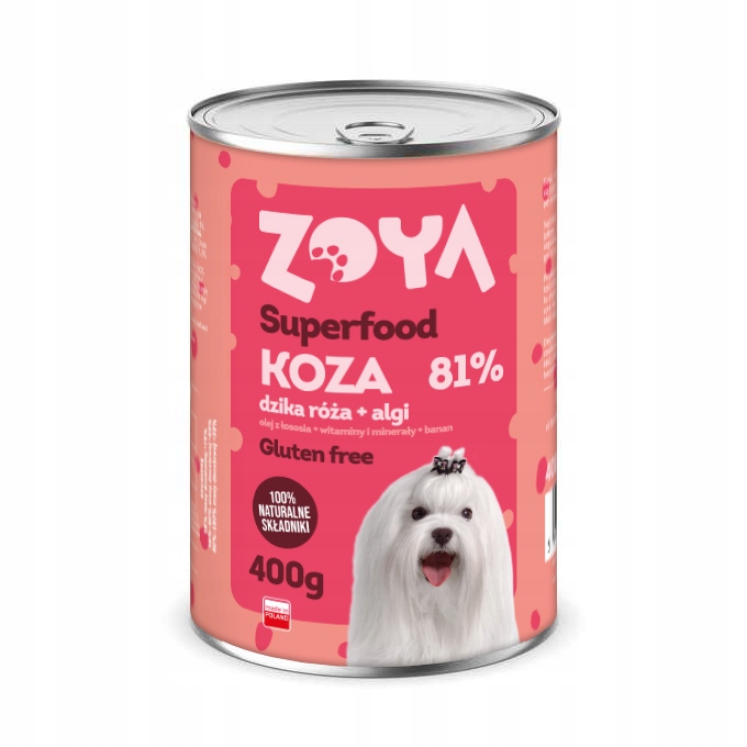 Zoya Kozí Superfood mokré krmivo pro psy 6x400g