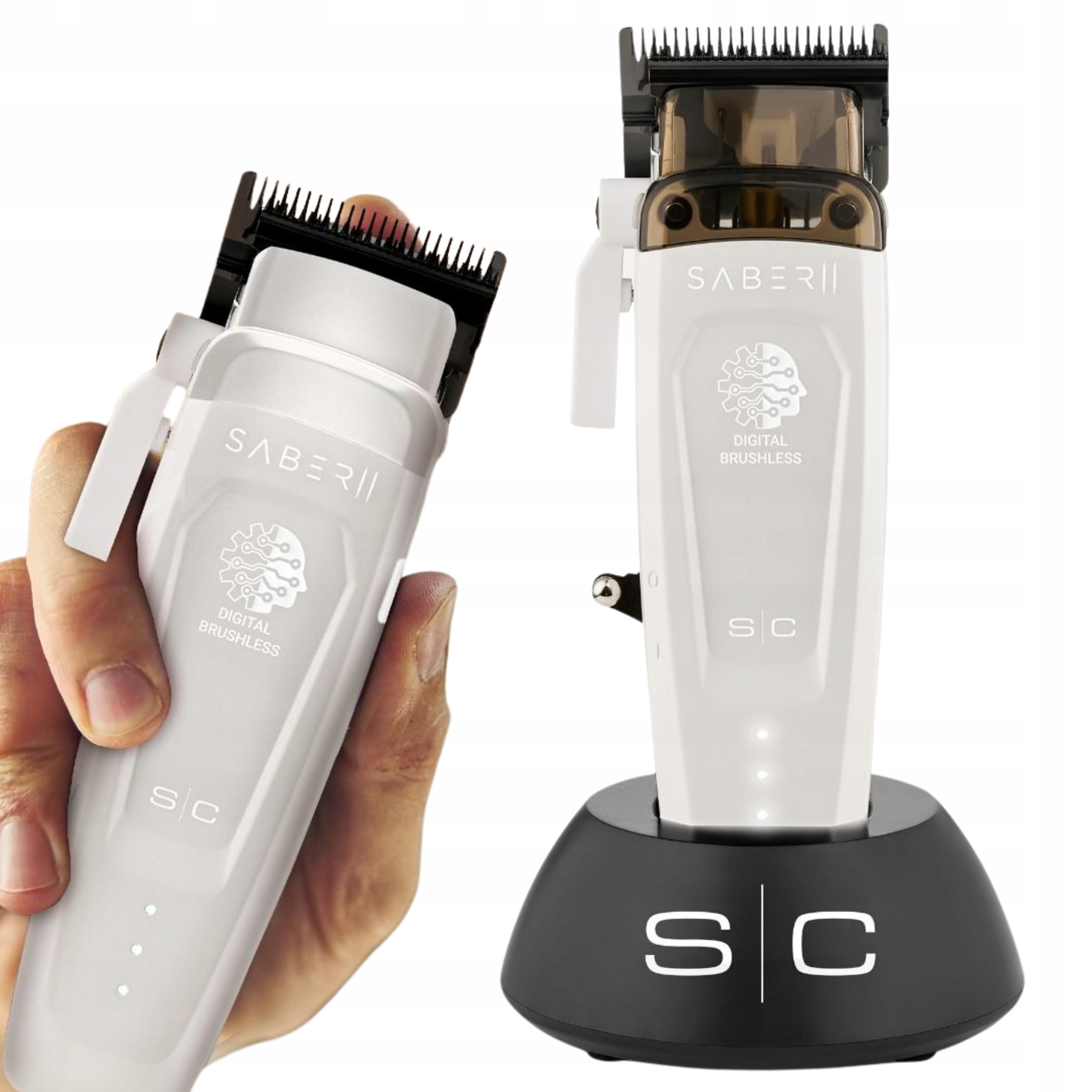 StyleCraft Saber II Strojek na vlasy Bílý Bezdrátový