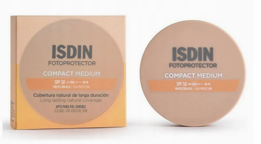 isdin podkład compact medium fotoprotector 10g