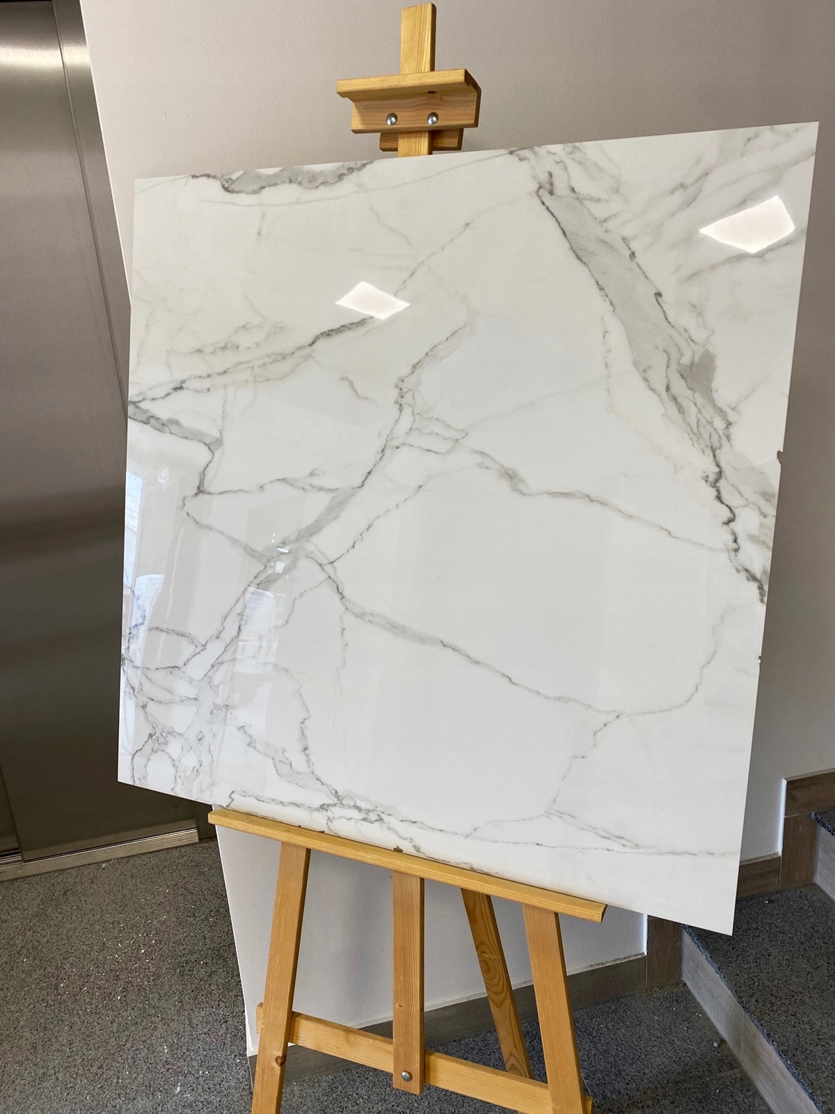 płytka 60x60 gres poler Carrara White Typ gres