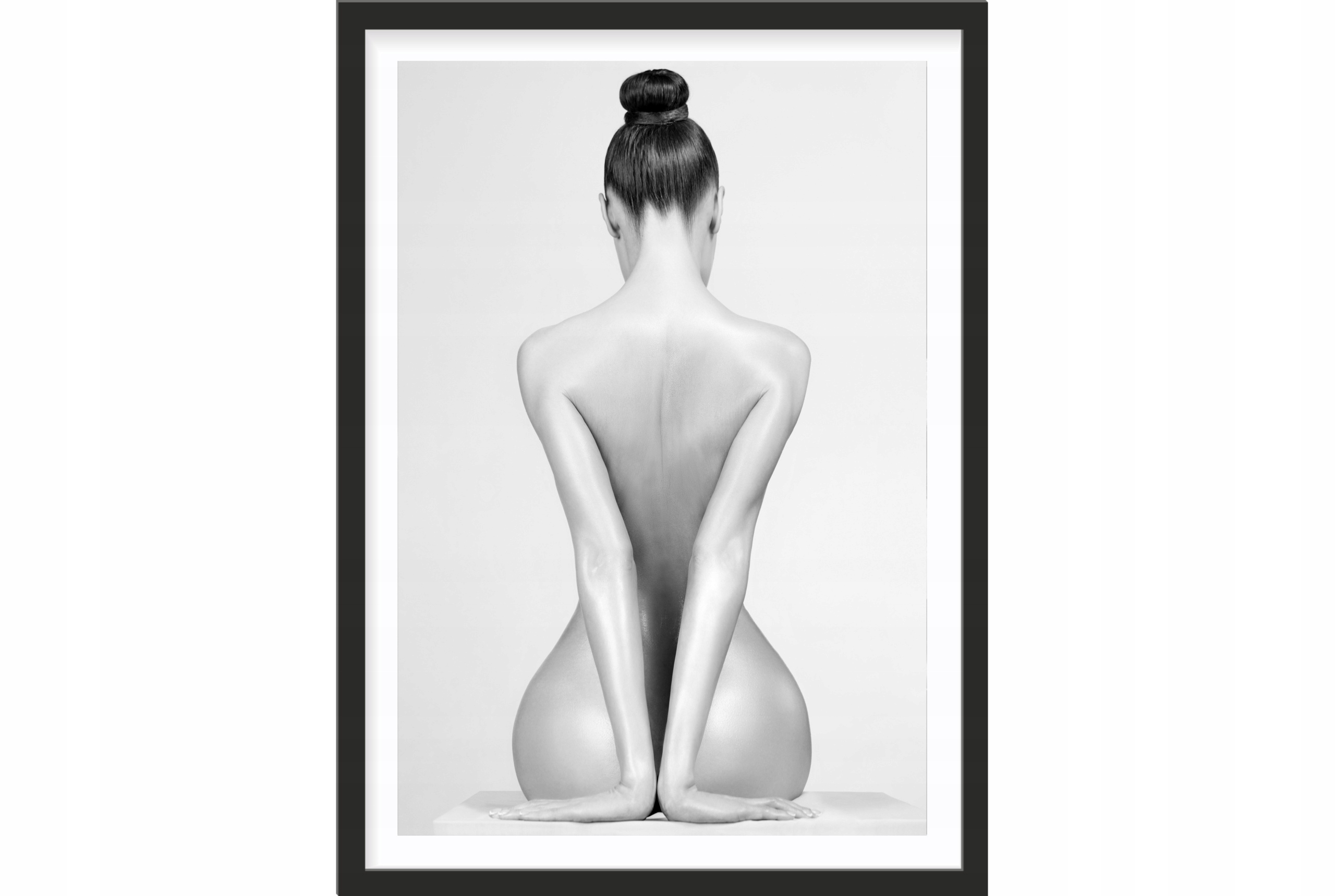 

Obraz plakat 40x30 kobieta akt black and white