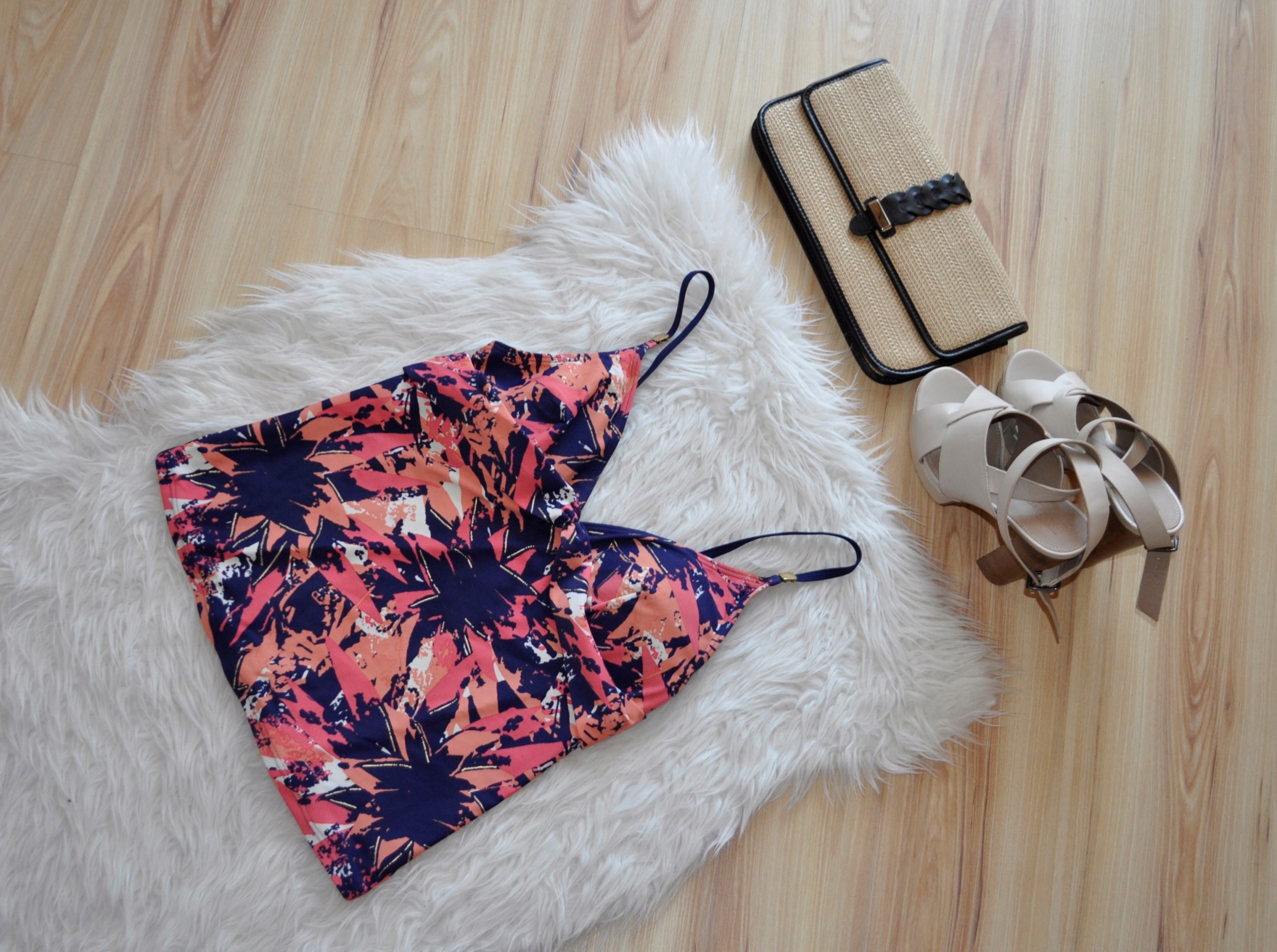 MATALAN STRÓJ KĄPIELOWY TANKINI KWIATY LETNIE 42 13851603772 Allegro.pl