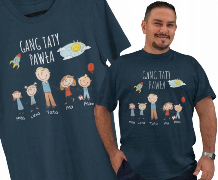 

Koszulka T-shirt Dzień Taty Gang Kreator Różne