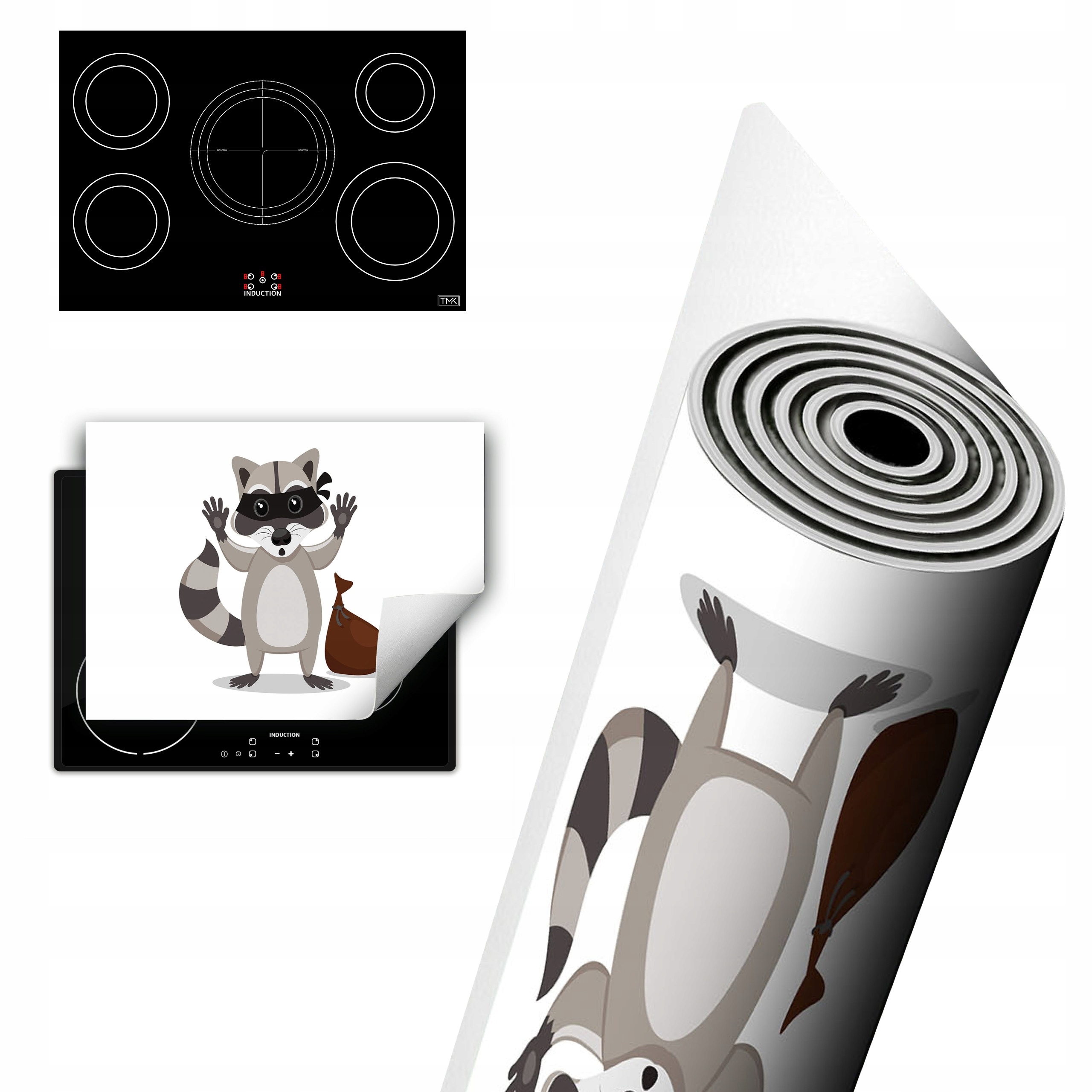 Vinylová Ochrana Na Indukci Pracovní Deska 80x52 kůlna