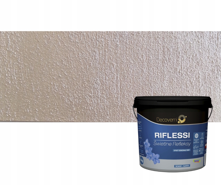 Decoverni Riflessi akrylová štruktúrovaná farba 2,5 kg farba 202