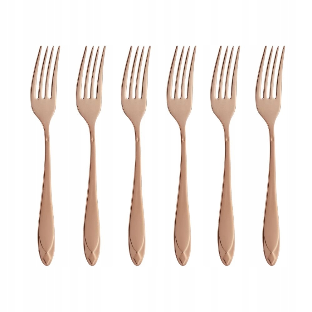 Villa Italia kusov 6 vidličiek na tortu Imperial Copper