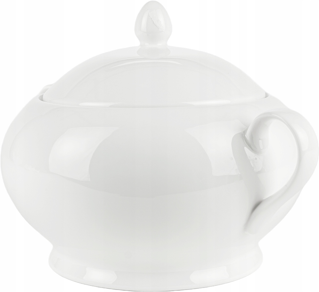 WAZA DO ZUPY BIAŁA PORCELANA DO ROSOŁU BARSZCZU UNIWERSALNA 3L Pojemność 3 l