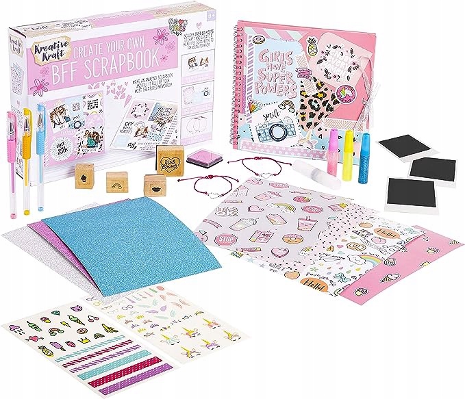 Scrapbooking Zestaw DIY Album Naklejki Róż 14290445412 Allegro.pl