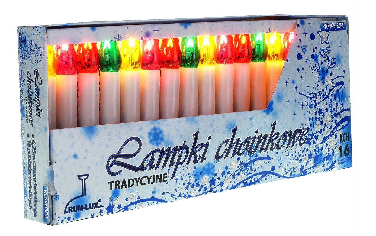 

Tradycyjne lampki choinkowe świeczki KCH-5 Prl