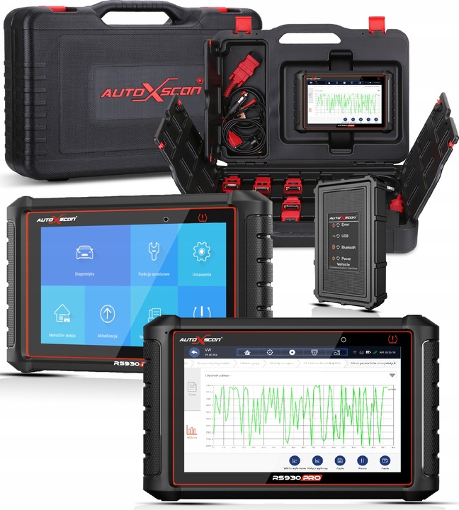 TESTER DIAGNOSTYCZNY + TPMS AUTOXSCAN RS930PRO PL