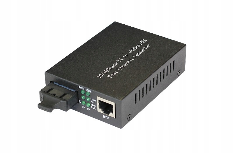 Konwerter 10/100/1000 Mbps RJ-45/SC MM 850nm 550m