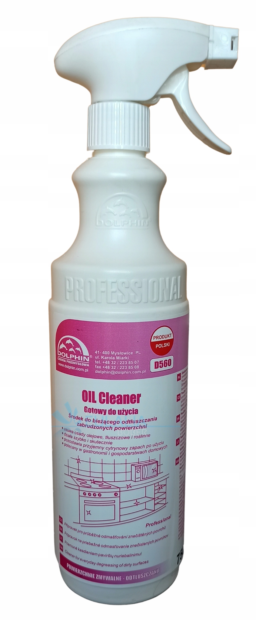 

Dolphin Oil Cleaner Do Usuwania Tłustych Plam