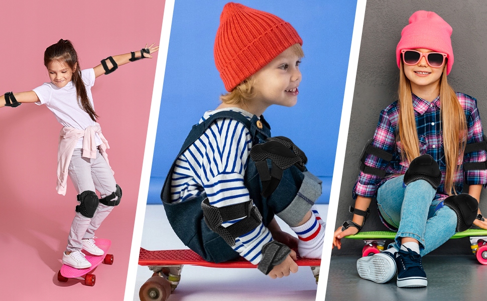 OCHRANIACZE ZESTAW EXTREME NA ROLKI HULAJNOGĘ DESKOROLKE ROWER 6SZT Rozmiar S