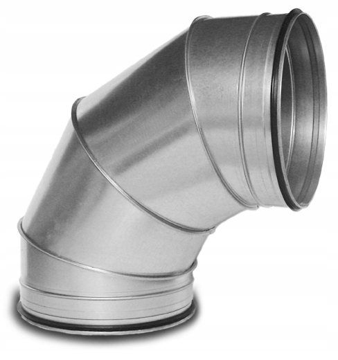 Koleno 90st Ø 280 s těsněním pozink Spiro Walter