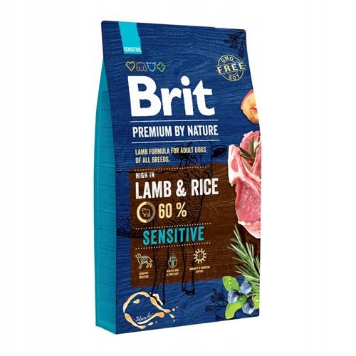 Levně Brit Premium By Nature Sensitive jehněčí maso 8 kg
