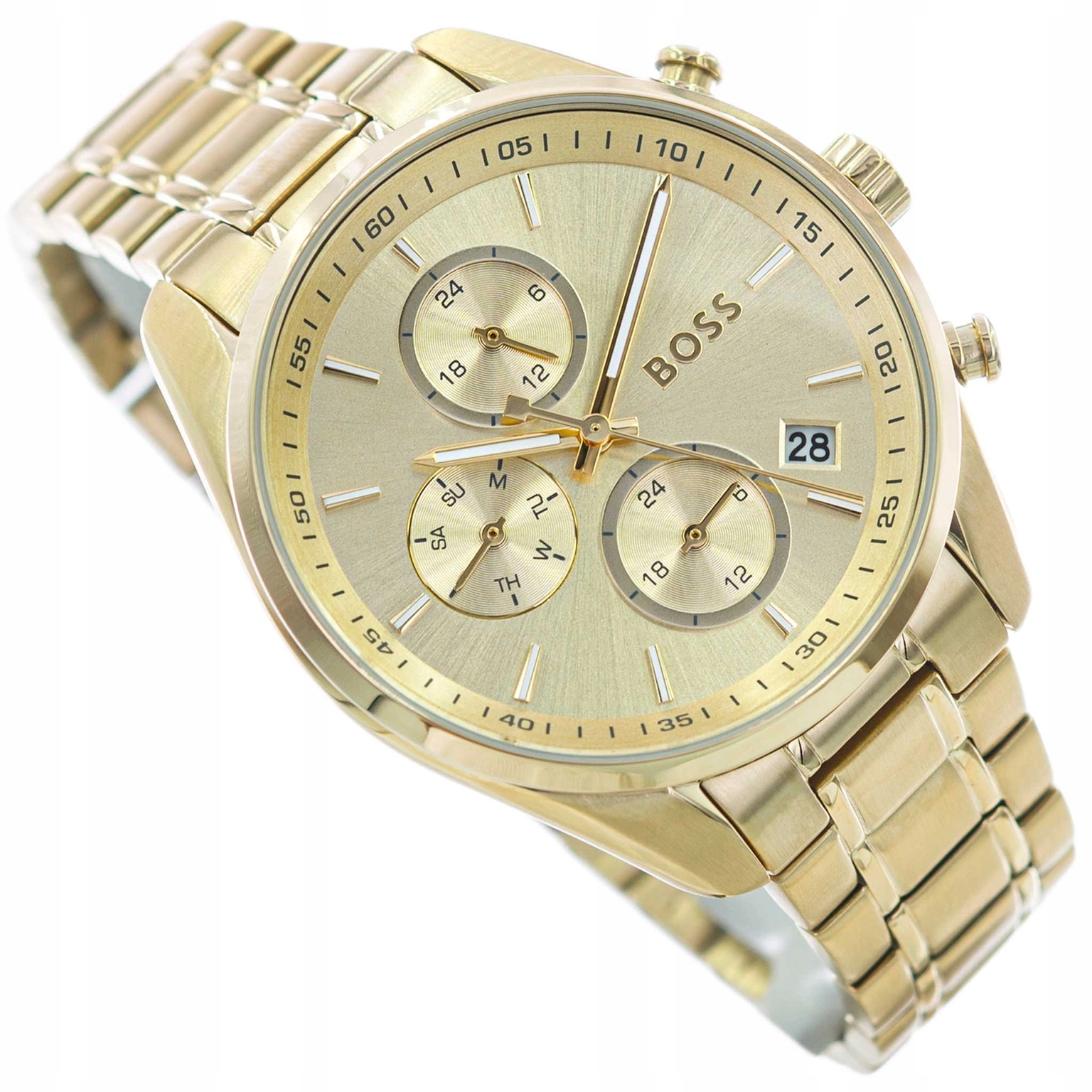 Dámské Hodinky Hugo Boss 1502768 Grand Tour Zlaté, Elegantní