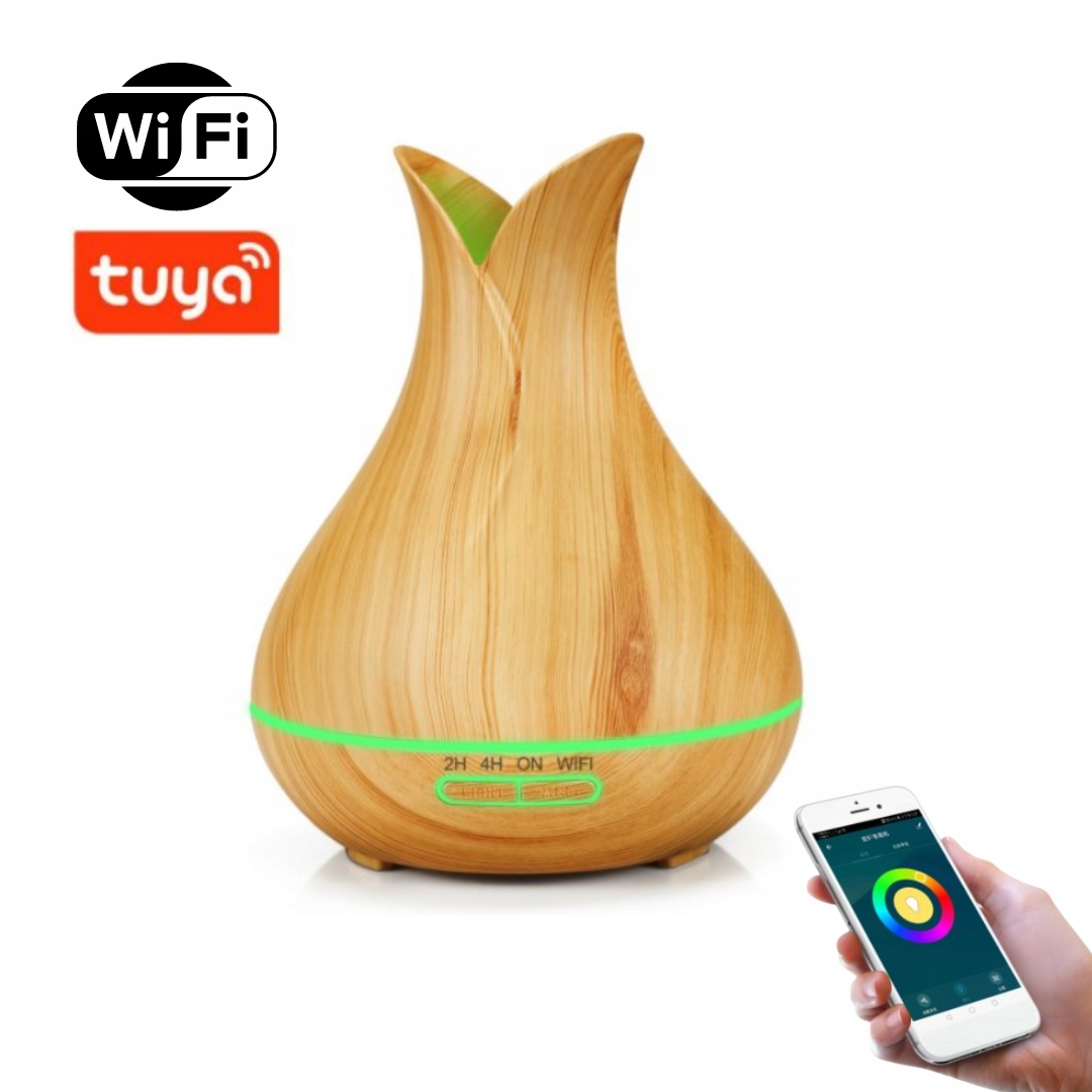 Bot Smart aroma difuzér B5 světle hnědé dřevo 400ml