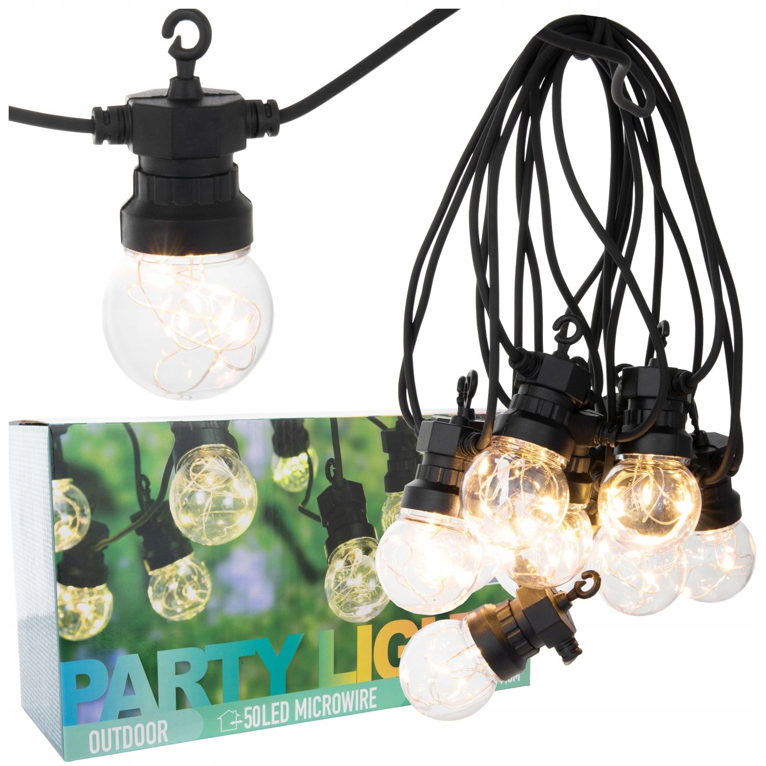 Progarden Světelný řetěz Led Party 10 žárovek 50LED KO-AXC100000