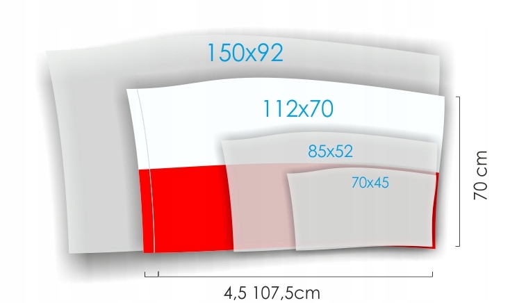 FLAGA POLSKA FLAGI POLSKI 112x70 cm MOCNA Producent ManufakturaFlag EAN (GTIN) 5905279210004