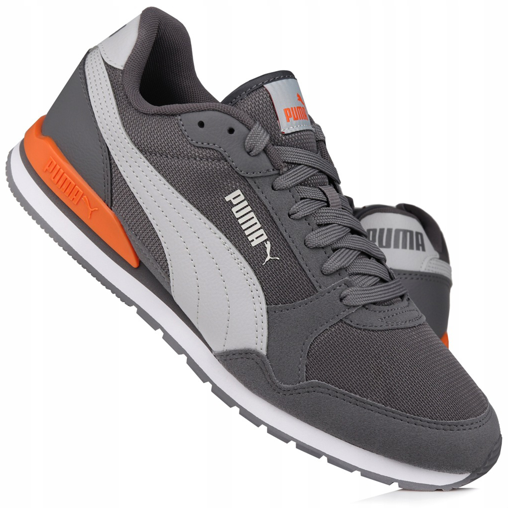 Puma buty męskie sportowe szare Runner 384640 09 42