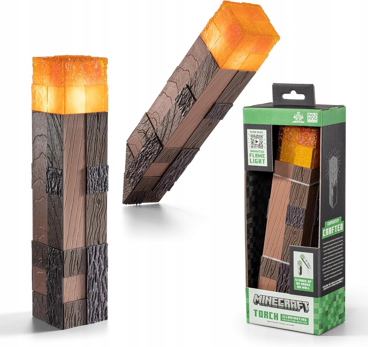 Lampička Pochodeň Minecraft 3D Led Torch The Noble Collection NN3727