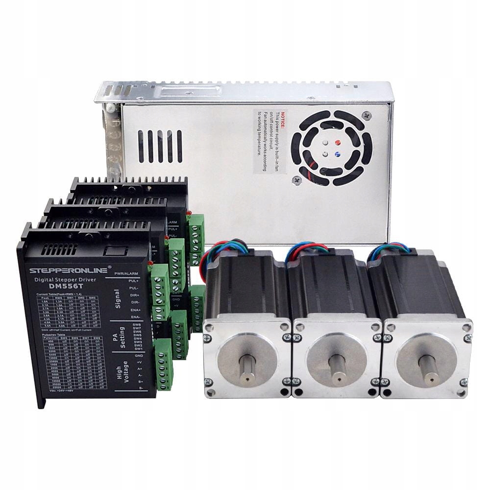 Kroková sada 3-osá Cnc 3.0 Nm – krokomotor