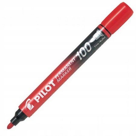 

Pilot Marker Permanentny Czerwony okrągły SCA-100
