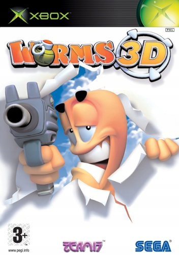 WORMS 3D Xbox pudełkowa