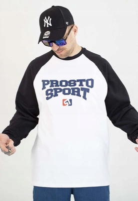 Dlouhý rukáv Prosto Raglan Harvard bílý