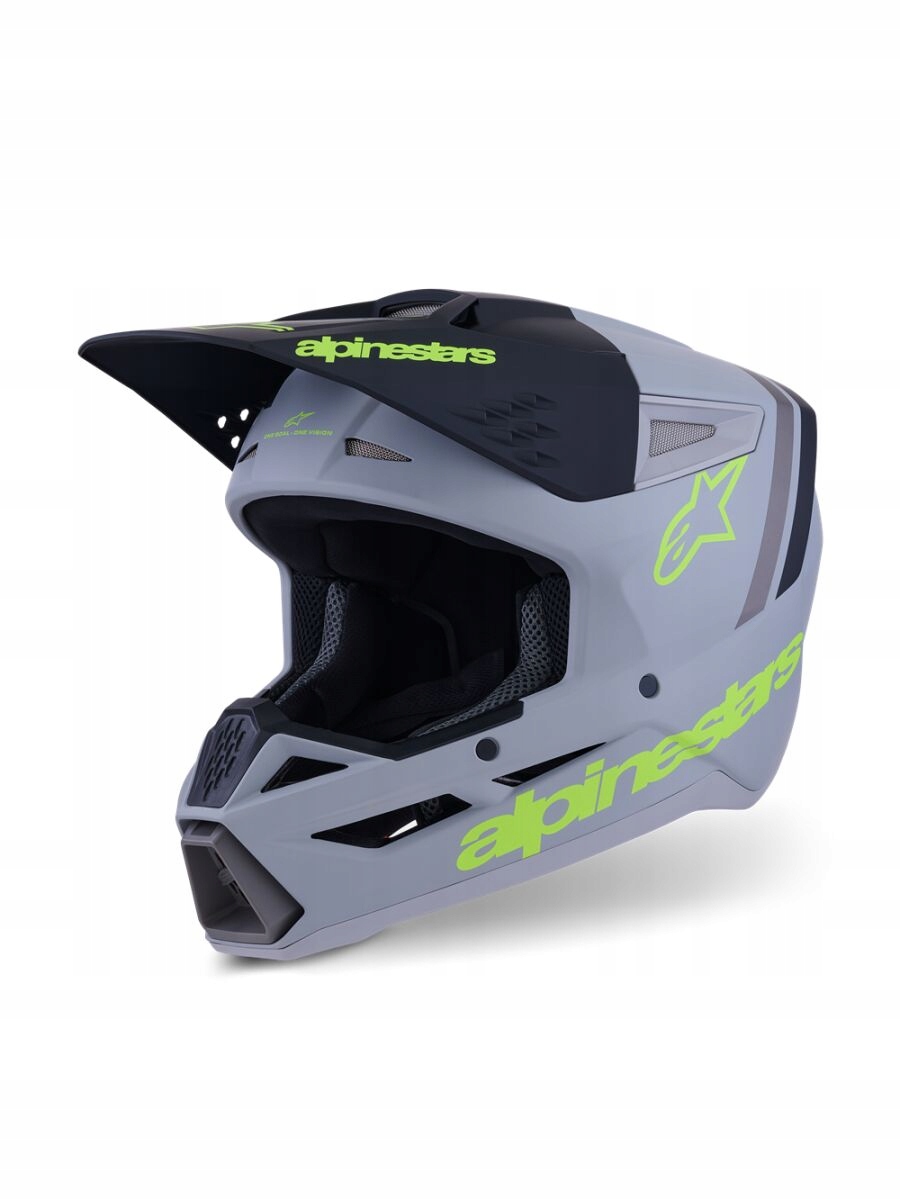 Crossová Prilba Alpinestars Supertech M3 Radium Gy/bk/ylw XL 8300726-9510-XL