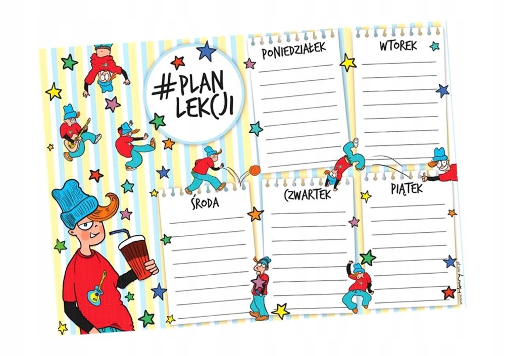 PLAN LEKCJI A5 CHŁOPAK