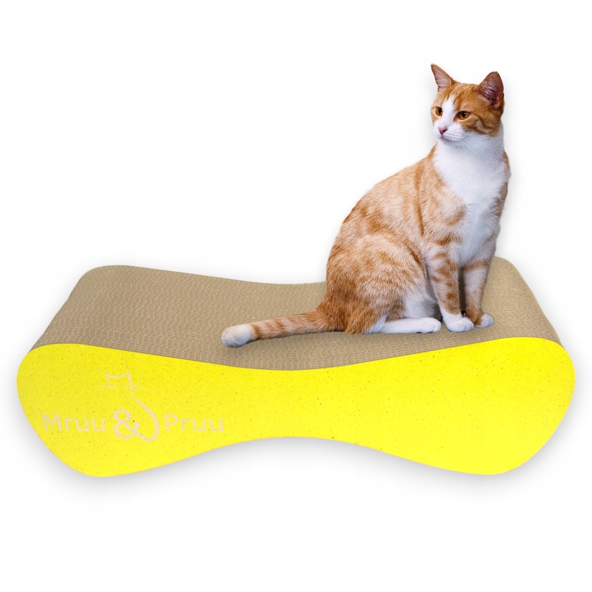 Levně Drapak Pro Kočky Kartonový Velký 70x23x24 cm Mruu&Pruu