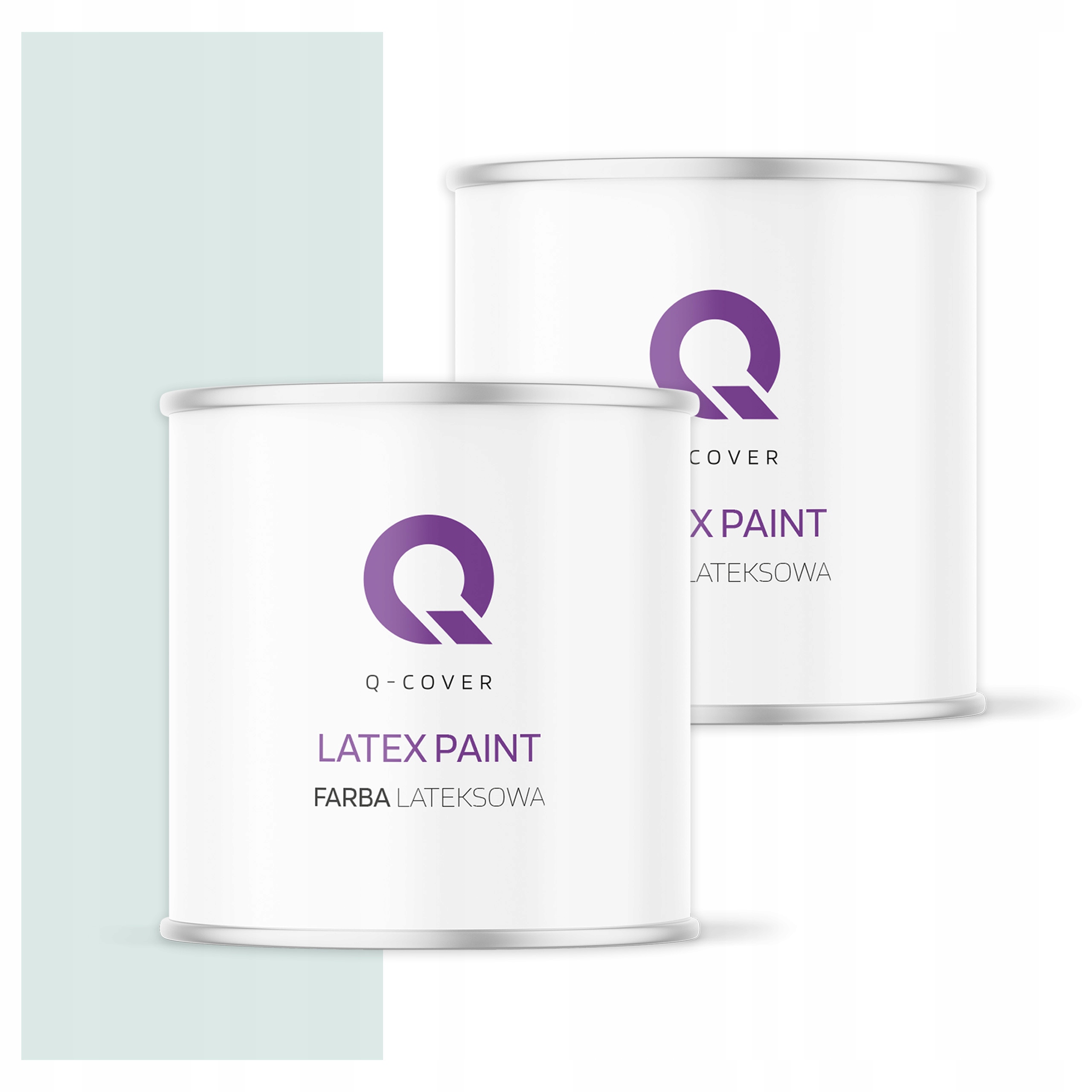 Barva vnitřní stropní barva 2L Hluboká matná barva Bílá Tyrkysová H1576