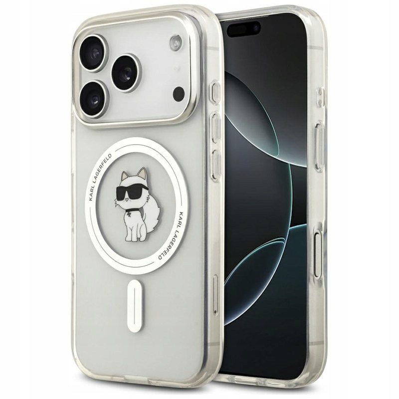 Karl Lagerfeld IML Choupette MagSafe Etui iPhone 17 Pro (przezroczysty)