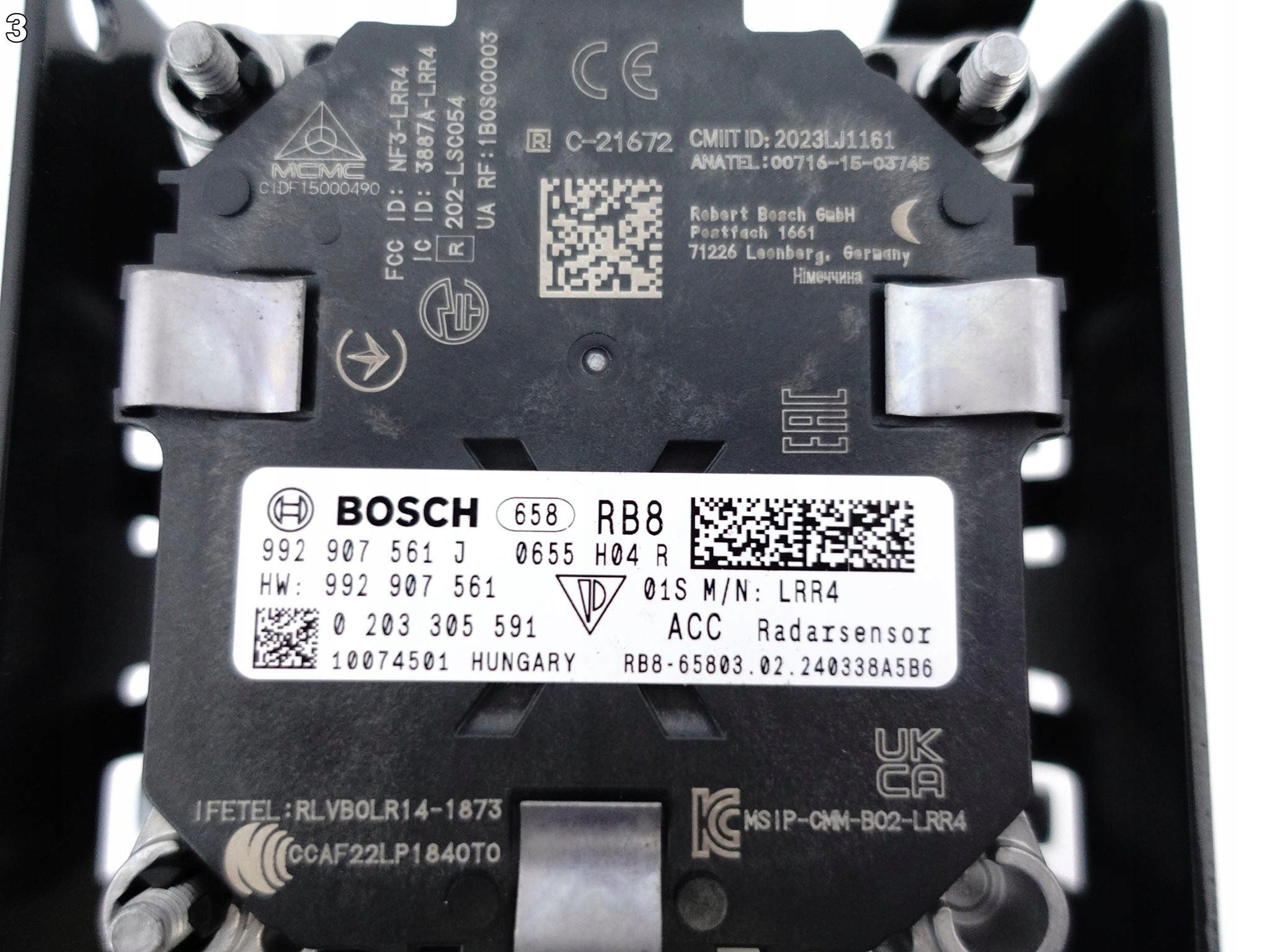 PORSCHE 992 911 CARRERA 19- RADAR SENSOR sensor module ACC DISTRONIC