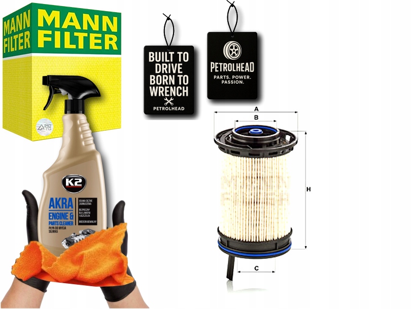 Palivový Filtr Audi Q7 Q8 Bentley Bentayga Vw Touareg #Petrolhead Pro+ Kit12