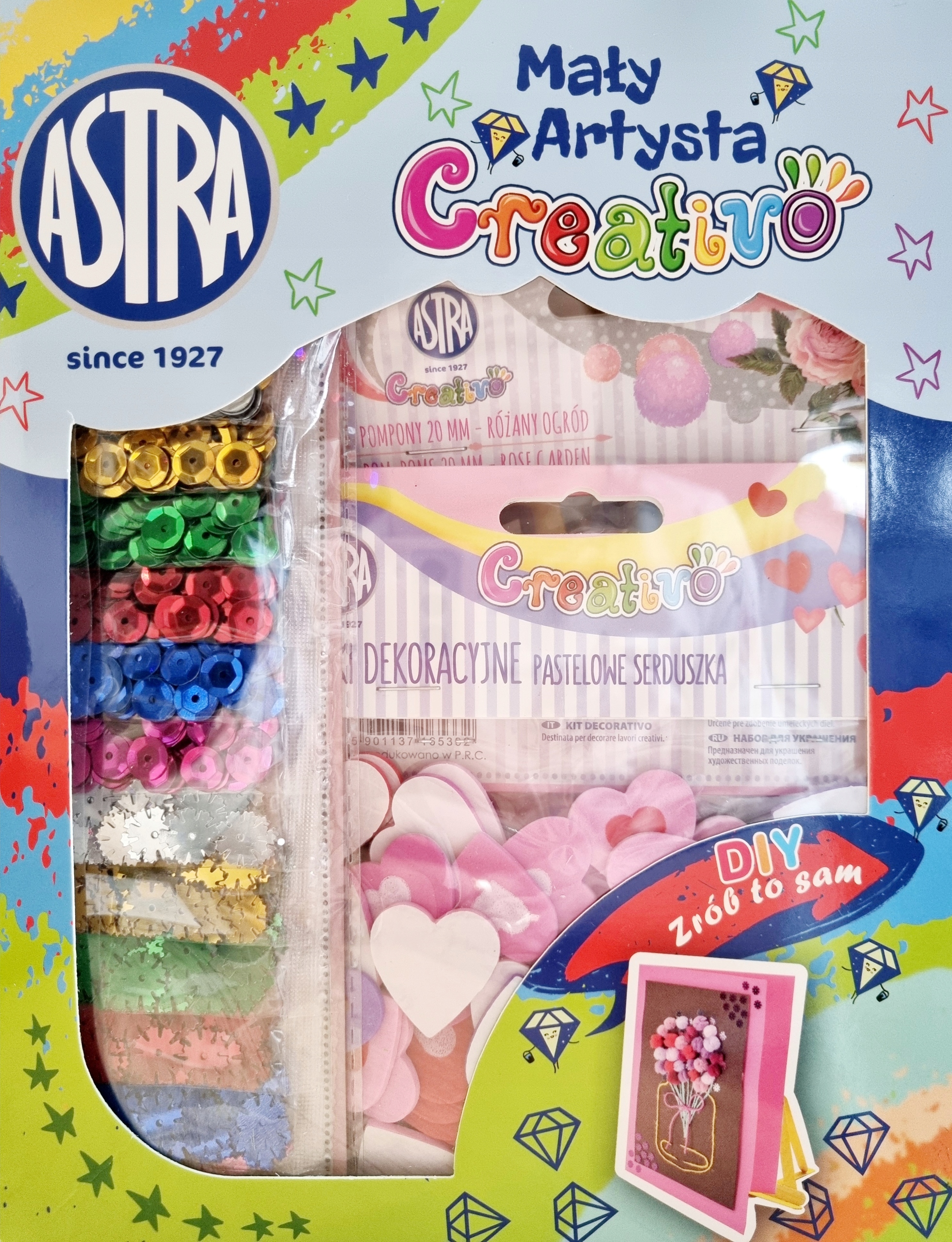 

Zestaw Kreatywny Mały Artysta Zrób To Sam Astra