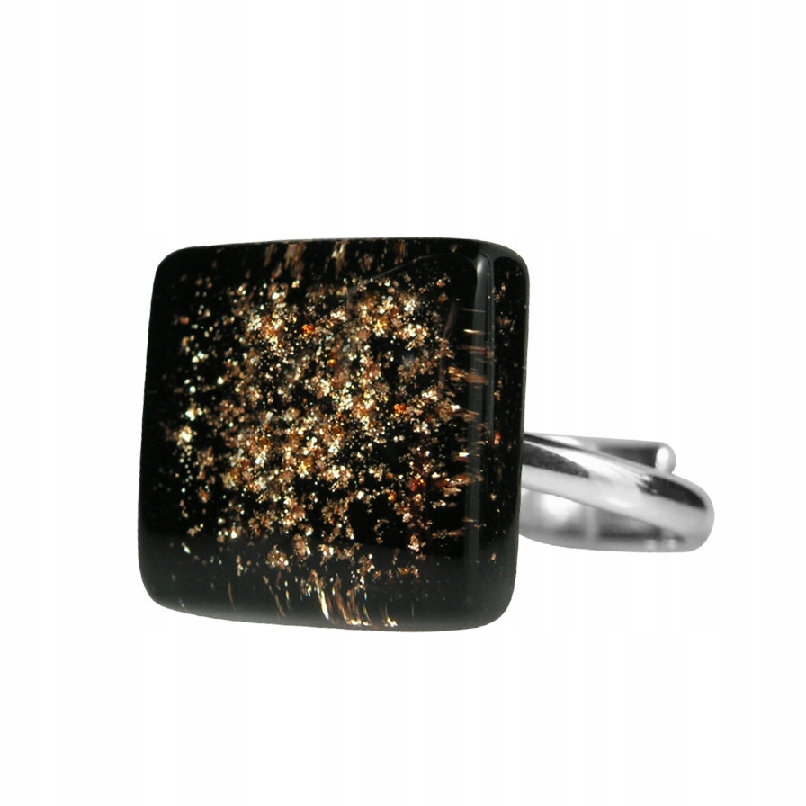 Harf černý univerzální dámský Prstýnek