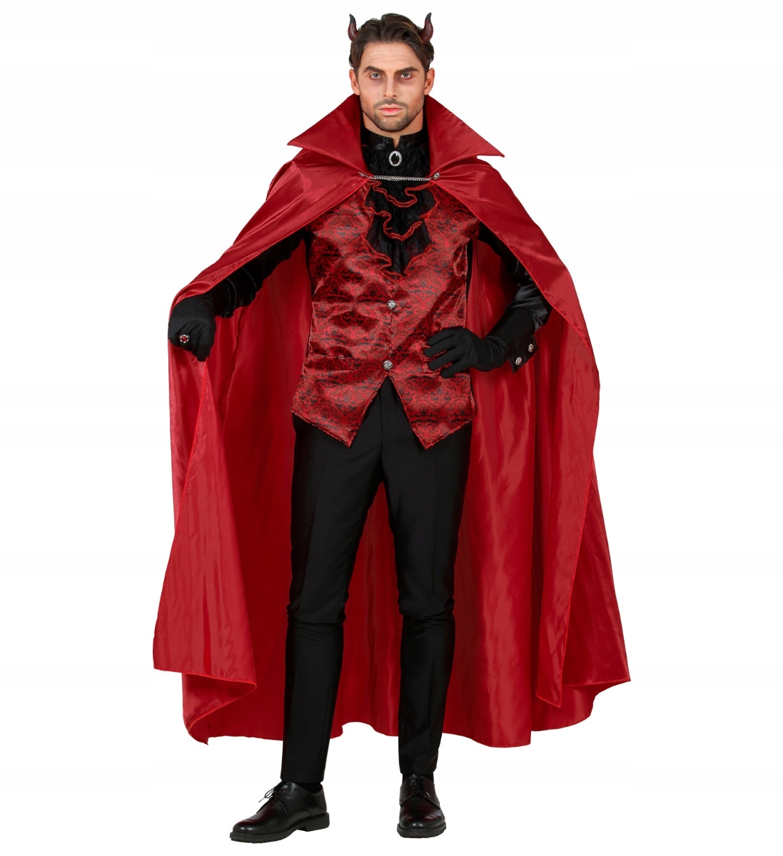 Kostým Ďábla Převlek Ďábel Satan Čert Kostým Halloween XL
