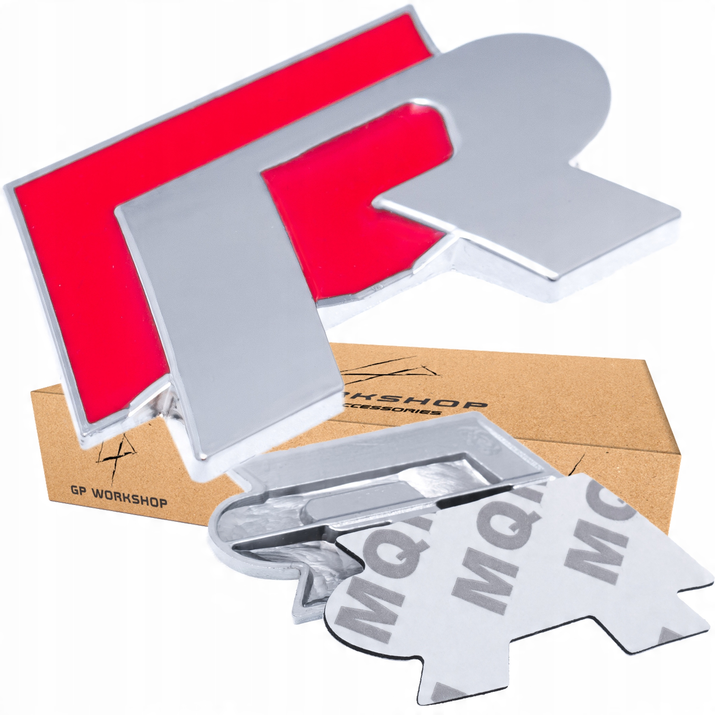 

Vw R-line Emblemat Volkswagen Znaczek Czerwony