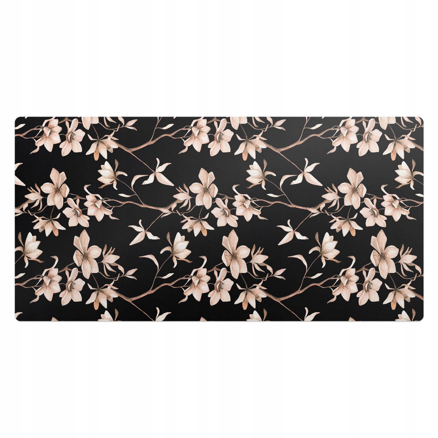 Designerska podkładka ochronna pod laptopa Kwiatowy wzór vintage 100x50 cm