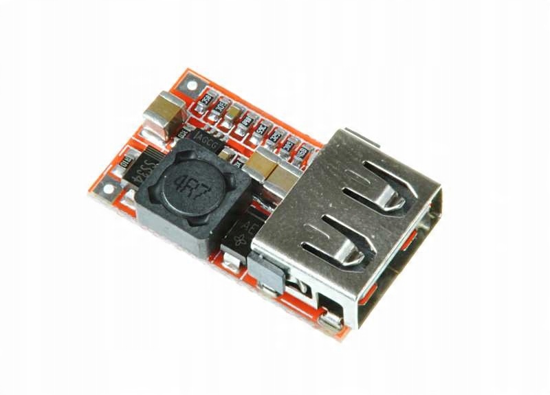 

Przetwornica DC 6-24V na 5V Usb step down 3A